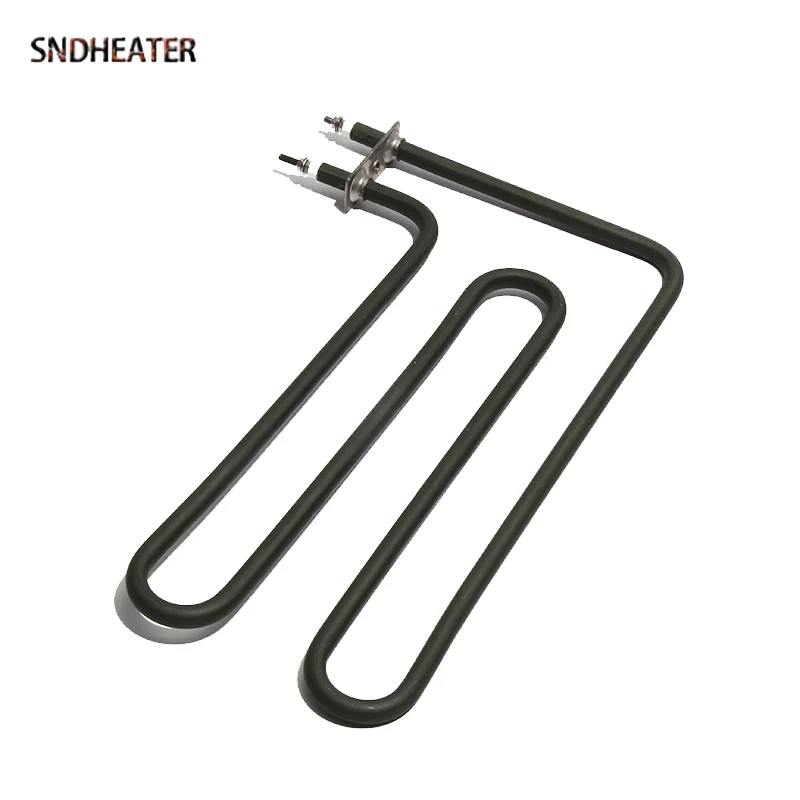 SNDHEATER Saunaofen-Heizelement, 2 HE-Typ, 220 V/380 V, Kupfergewindeblech, versiegelte Dampfheizung, grüne Röhren, 1,2 kW, 1,5 kW, 35 x 14 mm