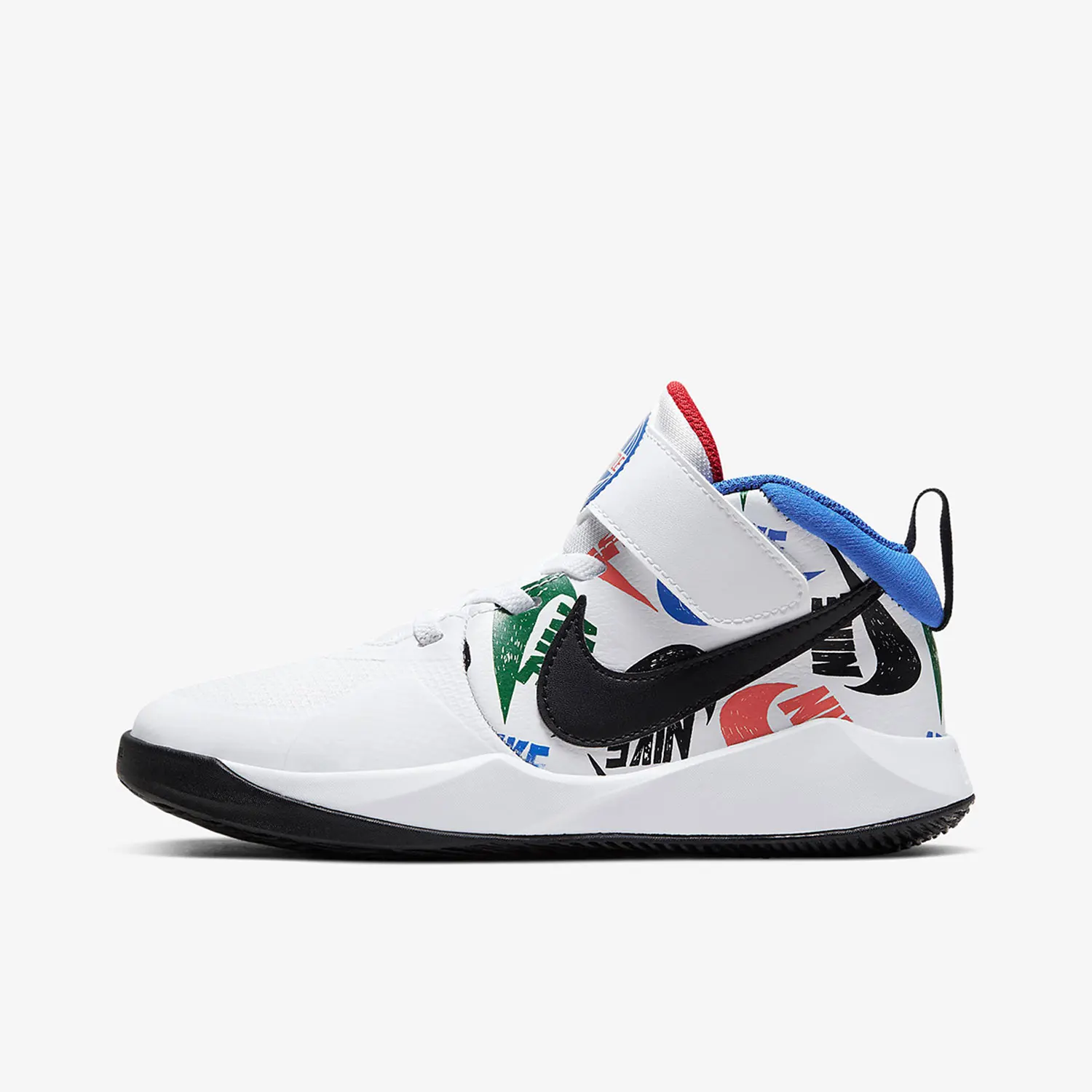 Nike Original Team Hustle D9 Sport-Basketballschuhe für Kinder CW5816-100