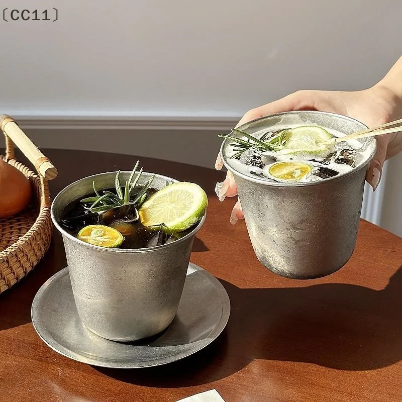 バCC11 Sigur300 ml Edelstahl-Kaffeetasse, doppellagiger, vakuumisolierter, versiegelter Reisebecher, jugendlicher Wasserbecher mit großem Mund Image