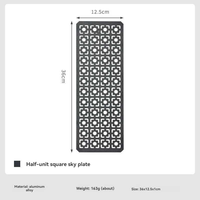 CAMPINGMOON CK-12F-1P Aluminiumlegierung Halbe Deckeneinheit Leichtgewichtiger Tragbarer Camping-Zubehör Outdoor Klapptisch Image