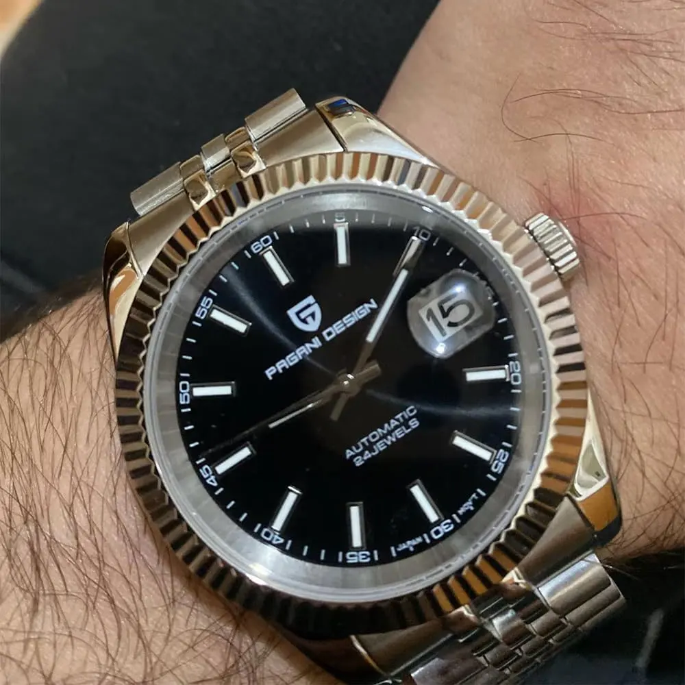 PAGANI DESIGN Herrenuhr Top-Marke Luxus Mechanische Uhr Edelstahl 100m Wasserdicht Automatikuhr Herren Reloj Hombre 2026 Image