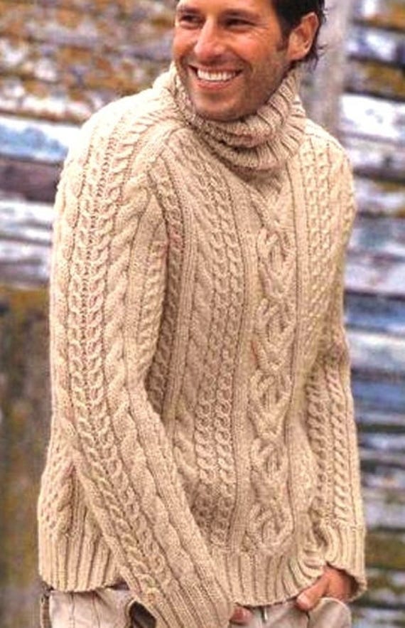 Maglione da uomo, Maglione lavorato a maglia, Maglione lavorato a mano, Moda uomo, Maglione caldo da uomo, Maglione da uomo per l'inverno
