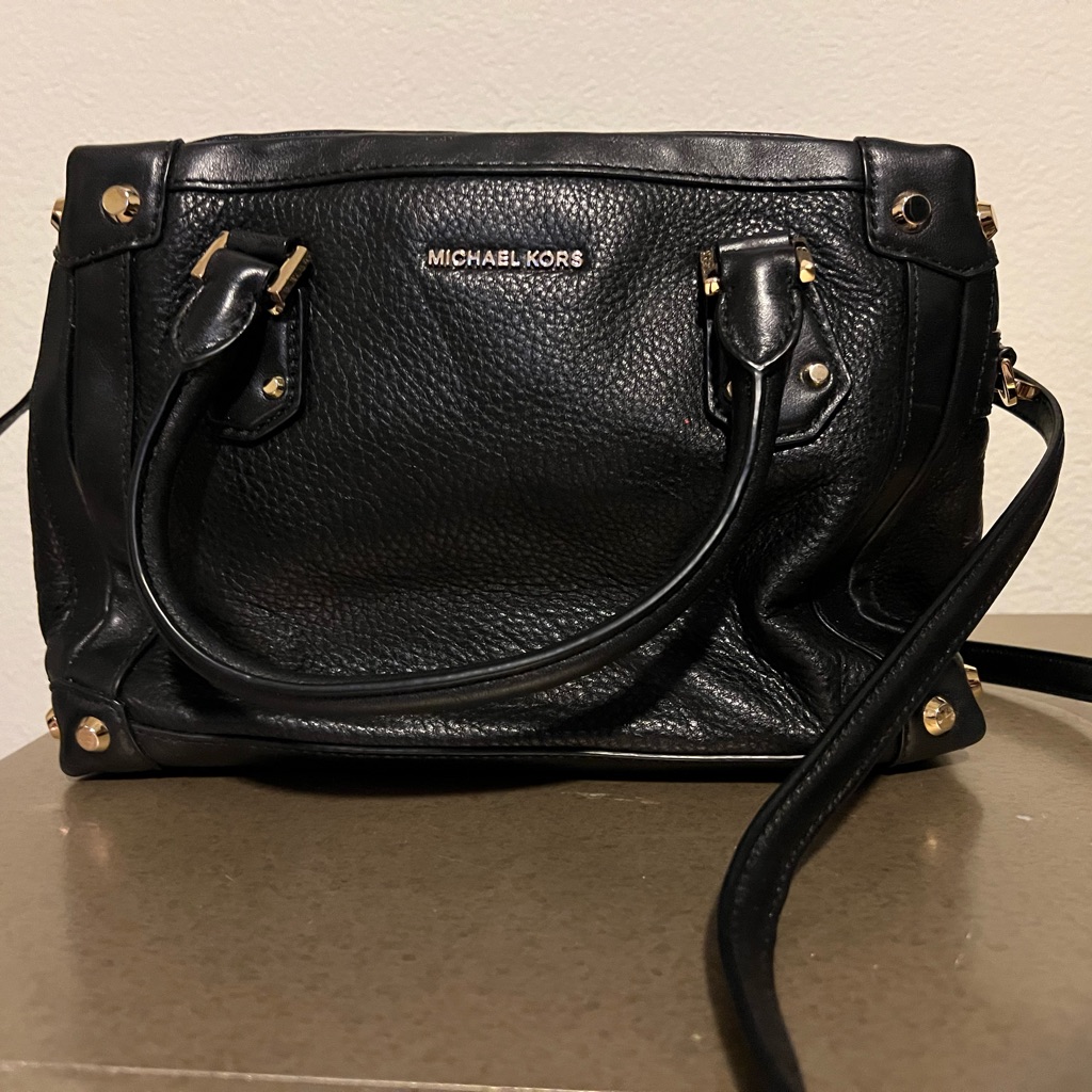 Michael Kors Bags | Black Michael Kors Handbag With Removable Strap Approximately 9x4x5 | Color: Black | Size: 9x4x5