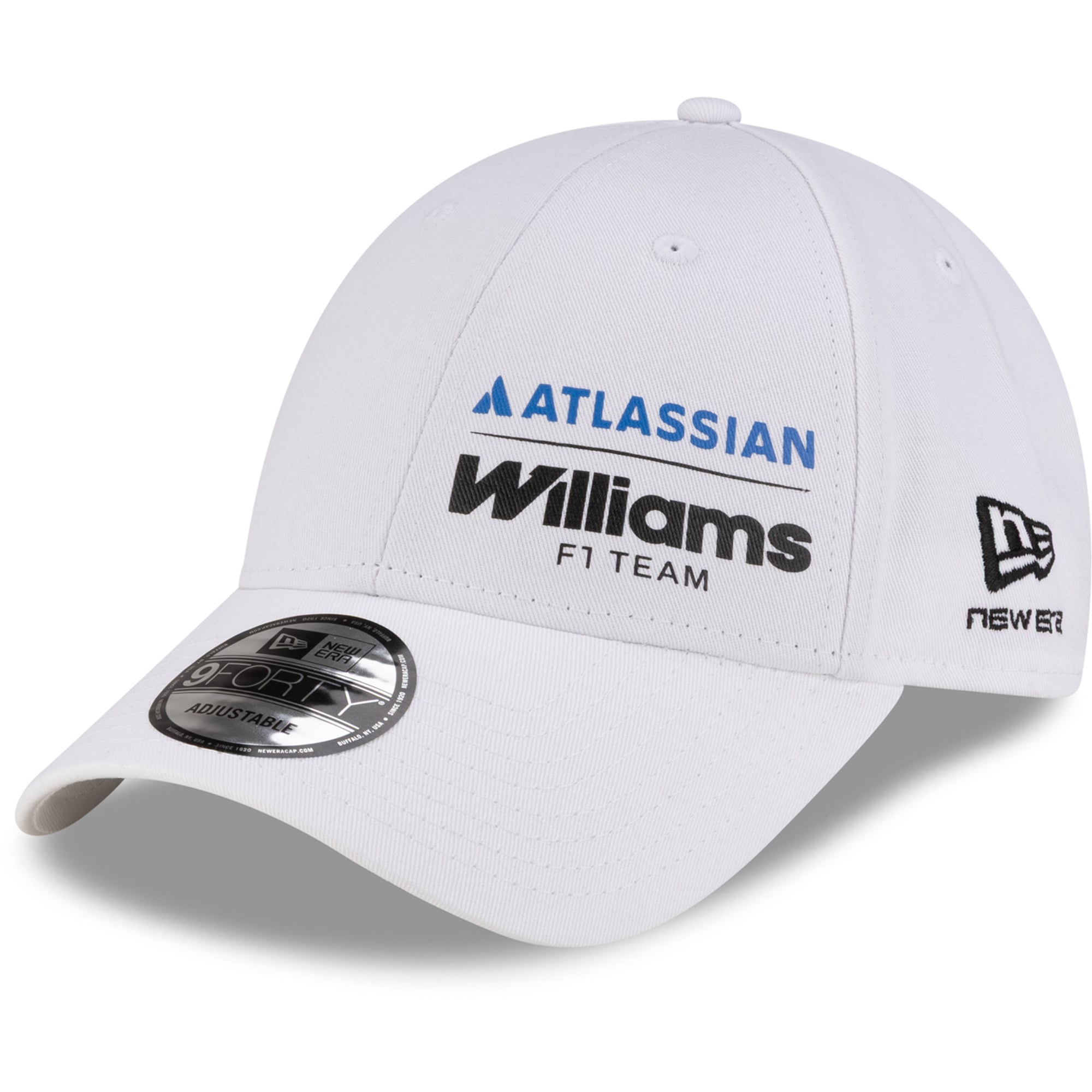 Williams Racing New Era Essentials 9FORTY Kappe – Weiß – Unisex
