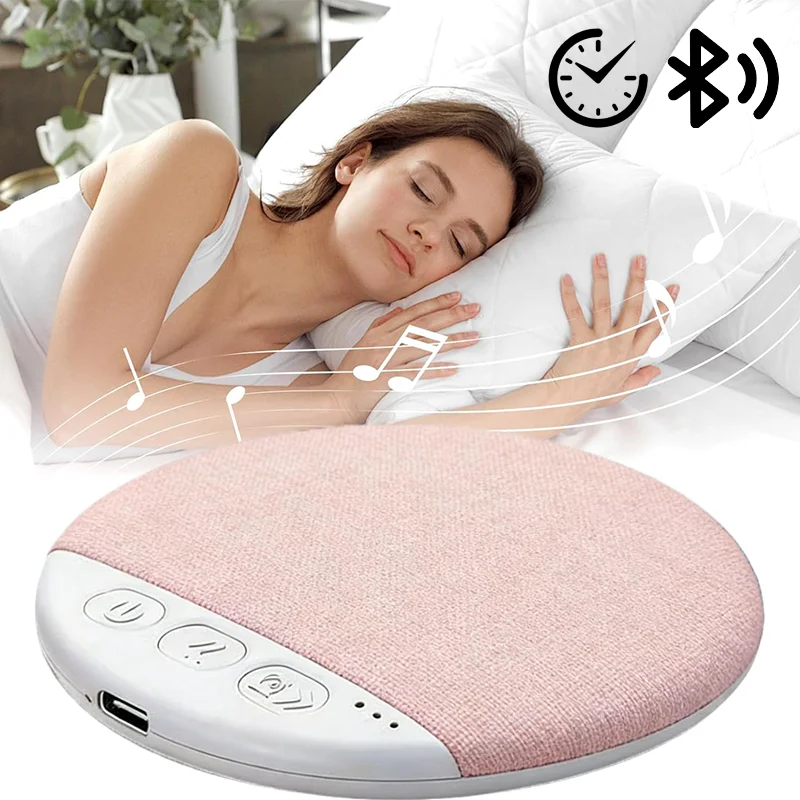 Mini-enceinte sous oreiller 5.4 Hifi, machine à son stéréo et bruit blanc avec minuteur 30/60/90 min pour le sommeil en chambre