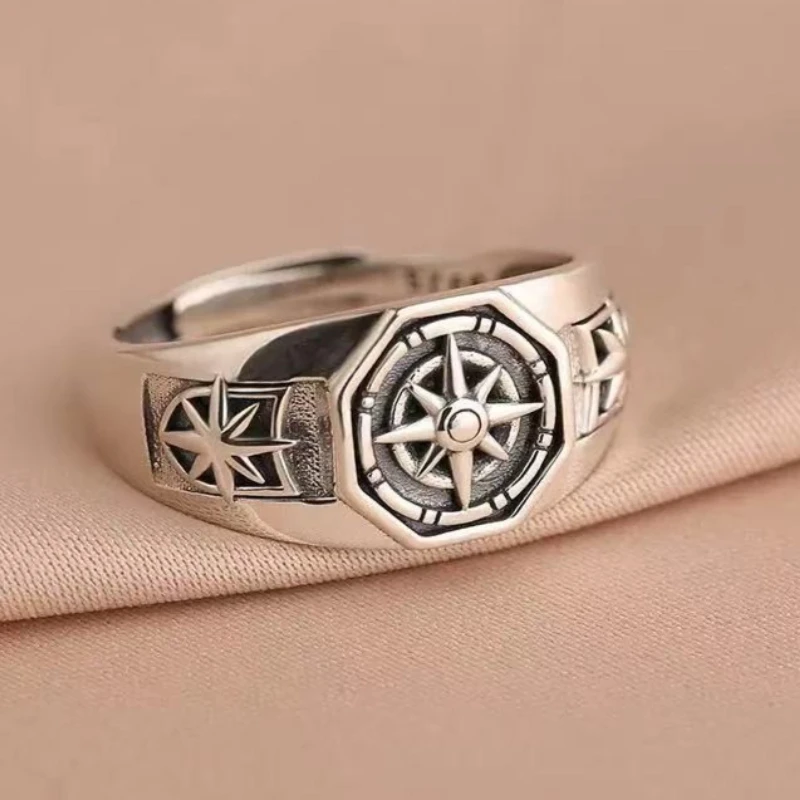 Neuer 925 Sterling Silber Ring Hip-Hop Vintage für Damen Hochzeitsschmuck Verlobungs-Charm Mode Hochwertige Party-Geschenke Ring