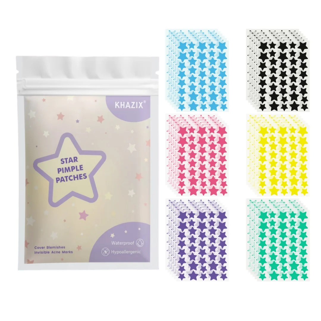 240 Stück/Karton in Sternform – enthält Teebaumöl-Akne-Pflaster, alkoholfrei, nicht reizende Absorption von Akne-Sekretions Image