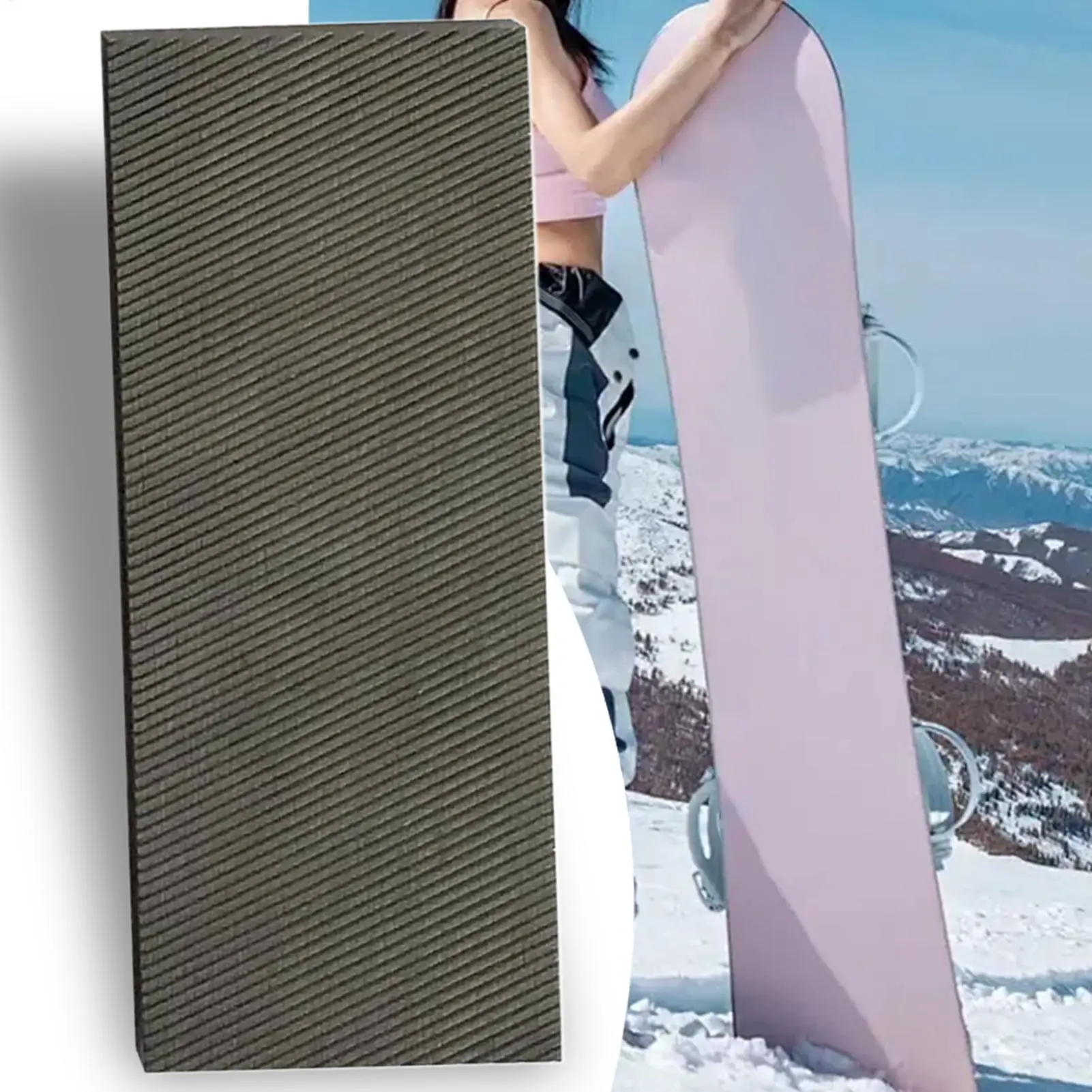 Snowboard Side Bevel File Edge Tuner Tool Schärfen Feilen Care Tuner Kit Winkelwerkzeug für Ski für den Einsatz mit allen festen Winkeln Image