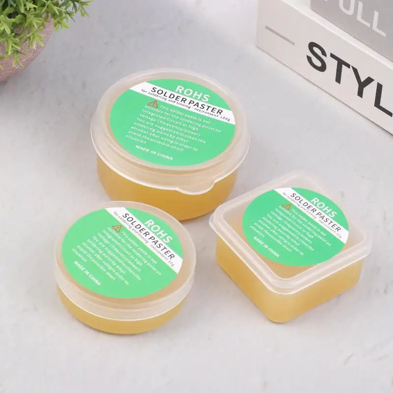 30/50/100 g professionelle Schweißflussmittel, Schweißlötpaste, 183 Grad mittleres Temperaturflussmittel, kein sauberes Kolophonium Image