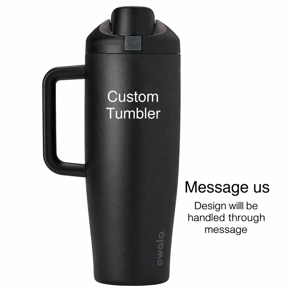 Bicchiere termico personalizzato con incisione/Bicchiere termico Owala personalizzato/Owala con incisione personalizzata/Owala con beccuccio oscillant