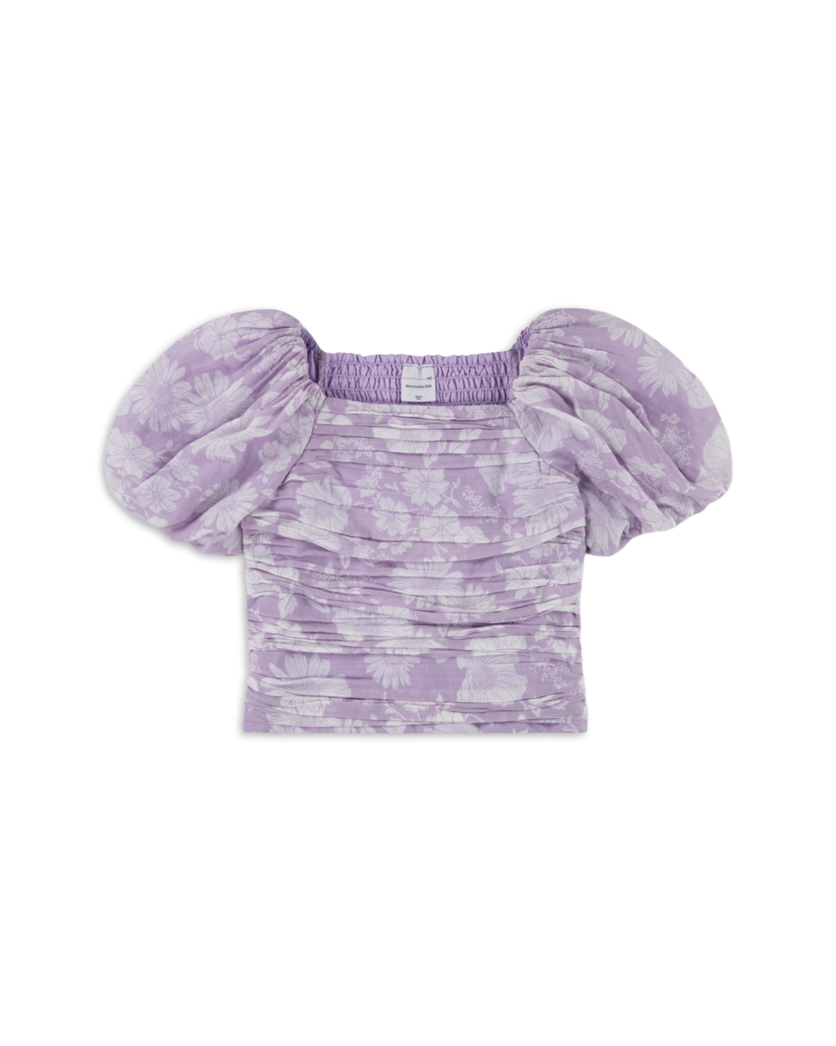 abercrombie kids Girls' Emerson Puff Sleeved Top - Little Kid, Big Kid - Orchid Petal