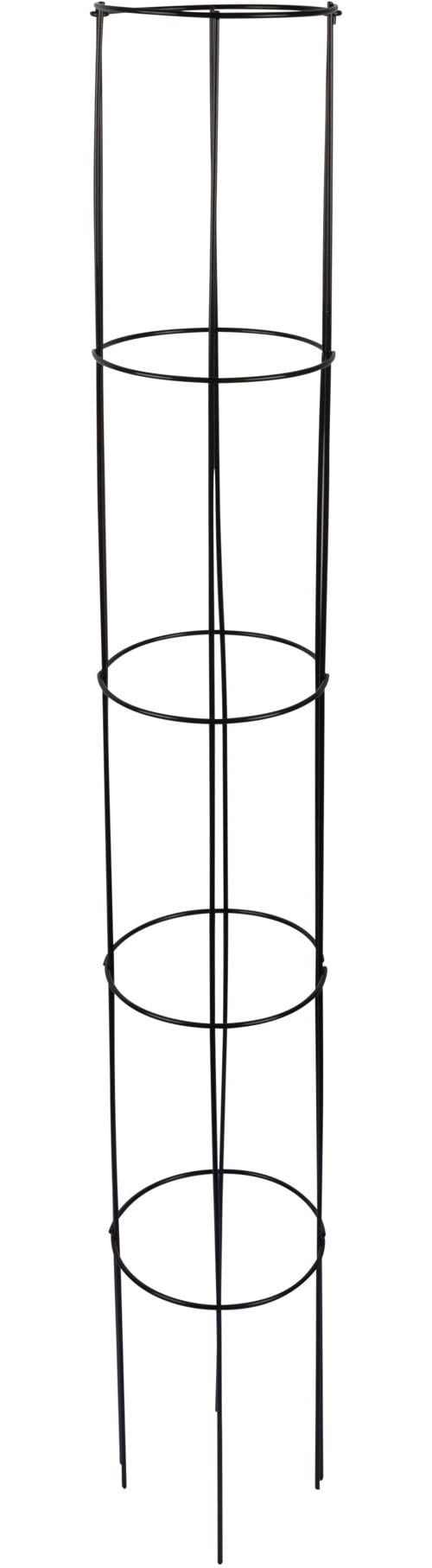 Rankgitter WINDHAGER "aus pulverbeschichtetem Stahl, Ranksäule 2-teilig", weiß, neutral, H:125cm, Stahl, Rankhilfen, zum Stützen von Blumen, Pflanzen, erhältlich in 125, 150 oder 175 cm Image