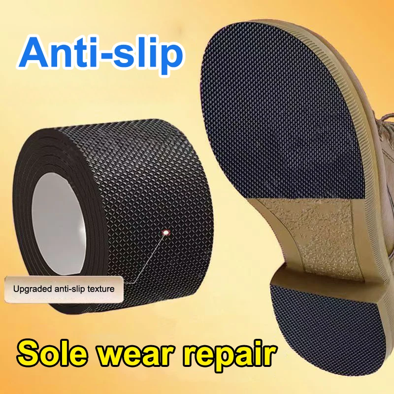 1 rotolo di cuscinetti spessi antiscivolo e silenziosi per riparare fori e proteggere le suole, adatti per scarpe con tacco alto e scarpe sportive