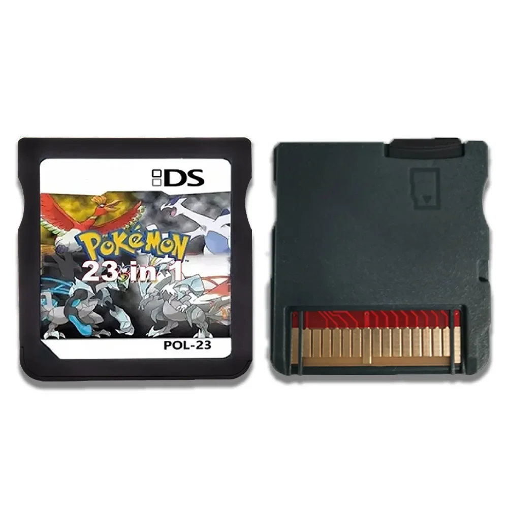 NDS Game New 23 In 1 Series Memory Card for NDS 3DS Video Game Console English Language US Version (R4 Card)