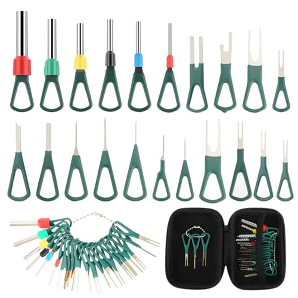 21-teiliges Kfz-Kabelverbinder-Entfernungswerkzeug-Set – Stecker-Pin-Auszieher-Set für Reparaturen Image