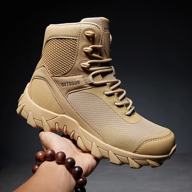 Taktik Kampf Training Stiefel Männlich Im Freien Camping Anti-tragen Schnelle Reaktion Wanderschuhe Angeln Jagd Turnschuhe Männer Hombres Image