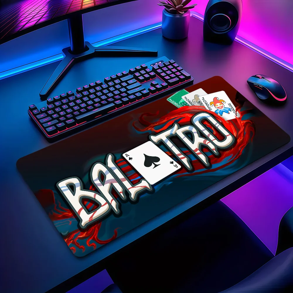 B-Balatro J-Joker Gaming-Mauspad Rutschfestes Verdicktes Mauspad Großes Schreibunterlage mit Randverstärkung für Büro, Studenten und Gaming Image