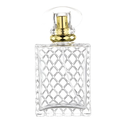RAGUPEL 2026 New 100Ml Glass Square Perfume Bottle Perfume Atomizer Refillable Perfume Container for Personal Use Travel Gift Giving Fragrance Storage Home Decor Beauty Routines