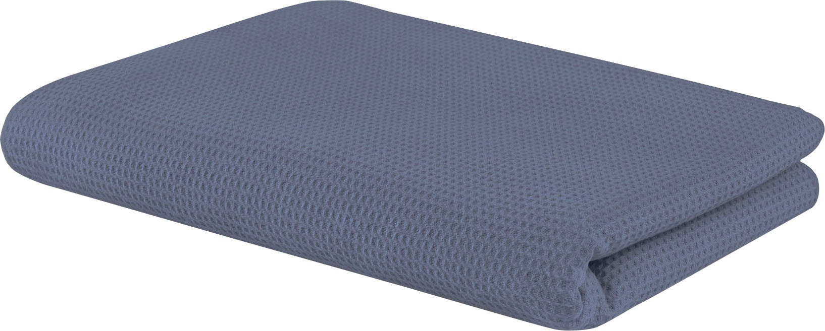 Wohndecke SETEX "Waffeldecke", blau (himmelblau), B:150cm L:200cm, Baumwolle, Wohndecken, Wohndecke, aus Waffelpiqué, auch als Tagesdecke geeignet, Kuscheldecke Image