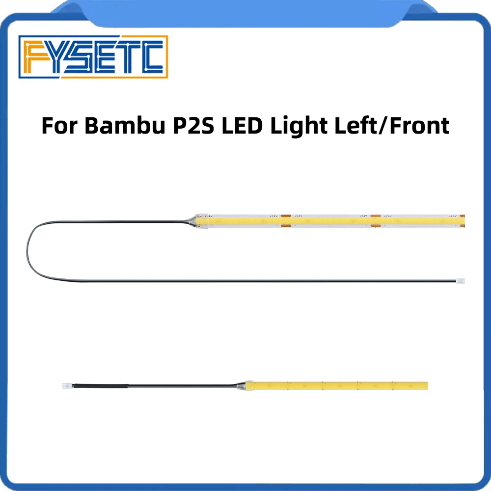 Für Bambu Lab P2S: LED-Streifen-Kit für linke/vordere Beleuchtung, verbessertes 3D-Drucker-Beleuchtungsset für Bambu Lab P2S Image