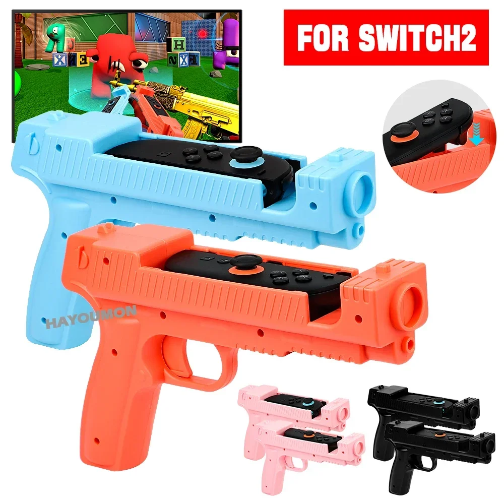 Ein Paar Controller-Schießspiel-Zubehör in Pistolenform für Switch 2, Spielzubehör in Pistolenform, Handgriff, einfache Installation Image