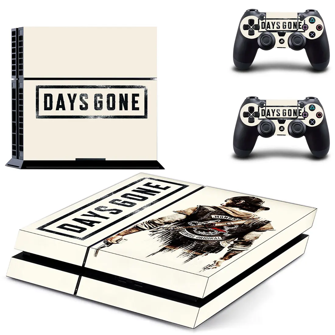 Days Gone PS4 Pro Slim Skin Sticker Aufkleber Schutzfolie für Konsole und Controller PS4 Fat Skins Vinyl Image