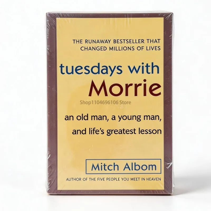 Dienstagmorgen bei Morrie: Ein alter Mann, ein junger Mann und das Leben sind die größten Lektionen – englisches Taschenbuch Image