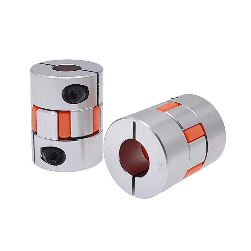 D30L40 6/6,35/8/10/12/14 mm Schrittmotor-Wellenkupplung Flexible Backe Spider Plum Kupplung Wellenkupplung Image