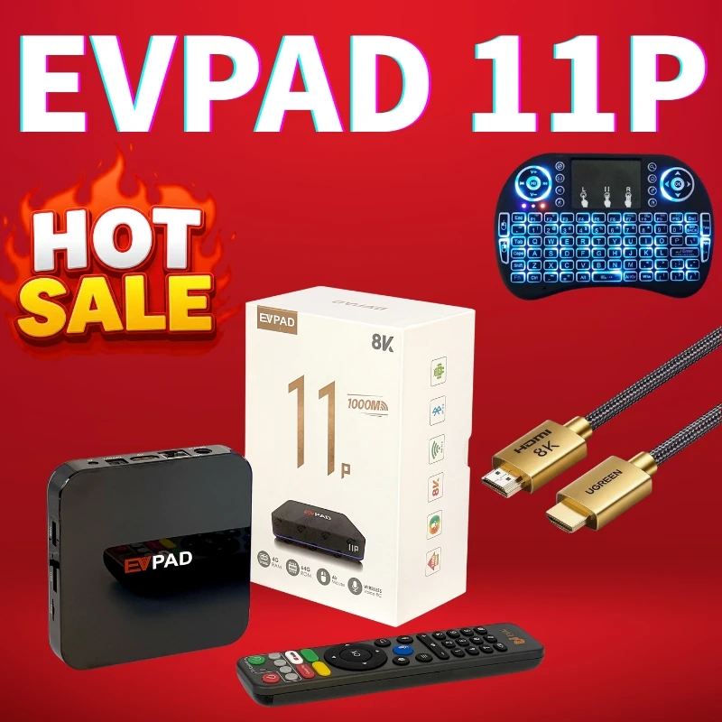[Original] Evpad 11P 2025 TV-Box 4 GB 64 GB Android-TV-Box, beste Set-Top-Box, heiß in Korea, Japan, USA, Singapur, Kanada, Großbritannien, AU von 11P