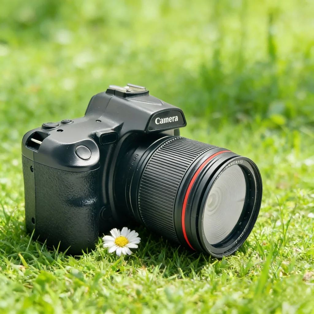 Günstige DSLR-Kamera für Anfänger: 48MP Auflösung, 2160P UHD Video, 16-fach Zoom, 2400mAh Langlebiger Akku, Anti-Shake-Funktion Image