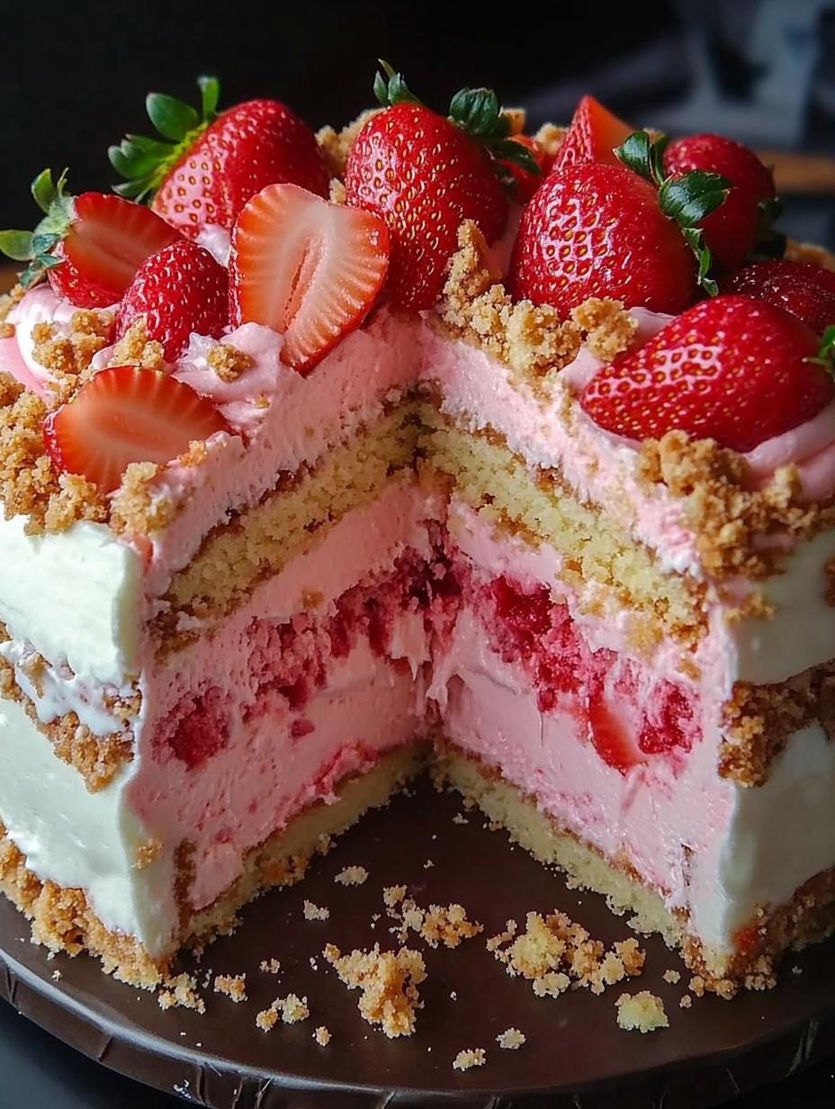 RICETTA FACILE per la ricetta della cheesecake alle fragole (download digitale)