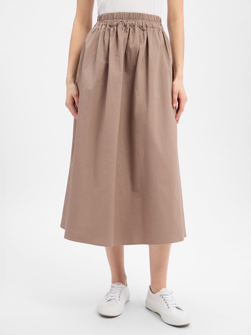 Marie Lund Midirock Damen taupe, 44