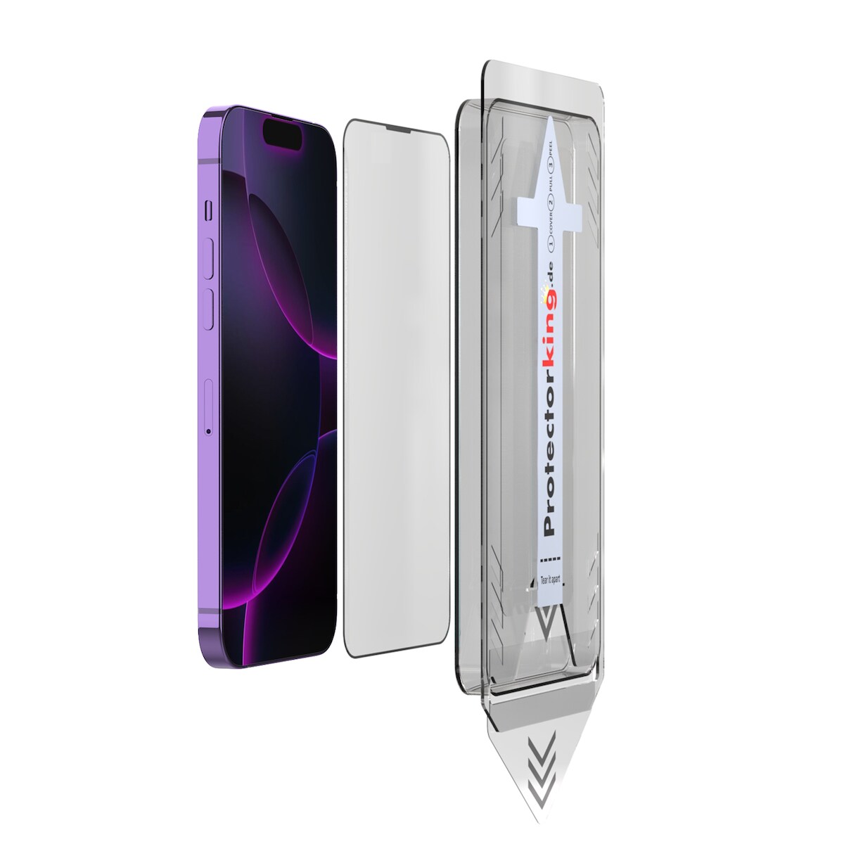 4x 9H Panzerglas für iPhone 11 Pro Full-Screen HD klar Montagehilfe Tempered Glass Schutzglas Displayschutz Schutzfolie Image
