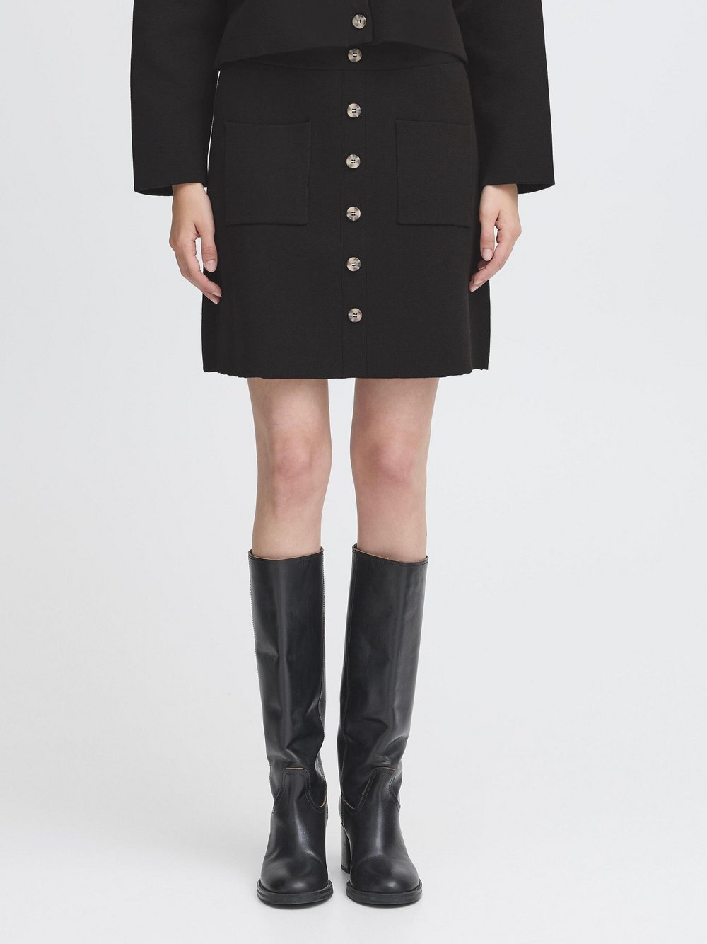 Ichi Freizeitrock IHKETTY Damen schwarz, XL