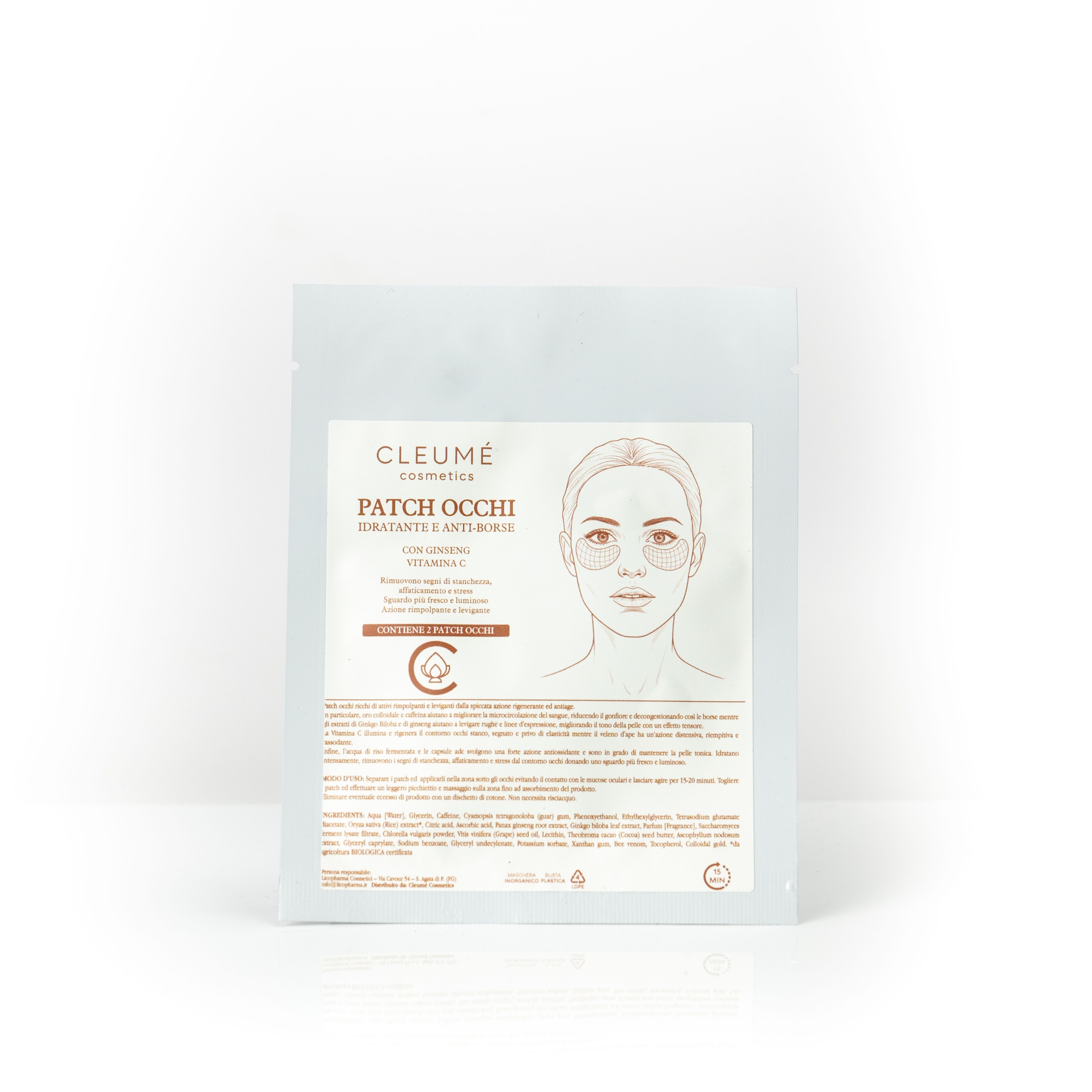 CLEUMÉ COSMETICS Patch Occhi Anti Borse Oro 1 St