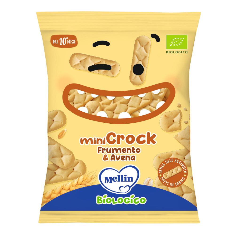 Mellin Minicrock Frumento E Avena 30 g Snack