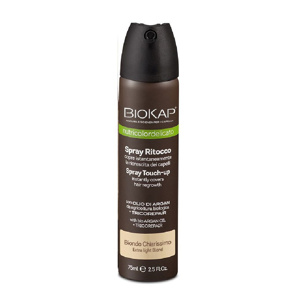 Bios Line Biokap Nutricolor Delicato Spray Ritocco Biondo Chiaro 75 Ml