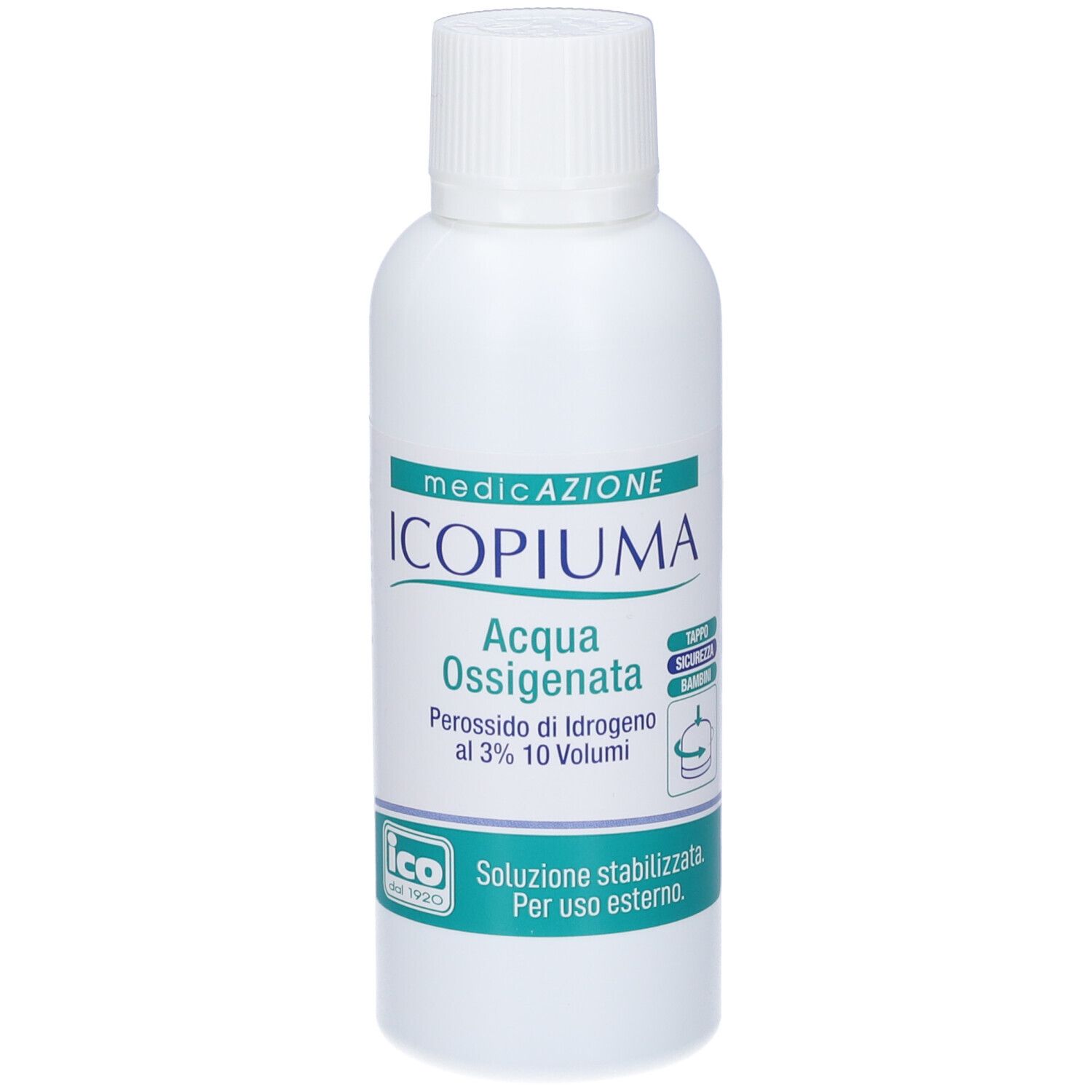 Icopiuma Acqua Ossigenata Perossido di Idrogeno 3 % 250 ml Soluzione