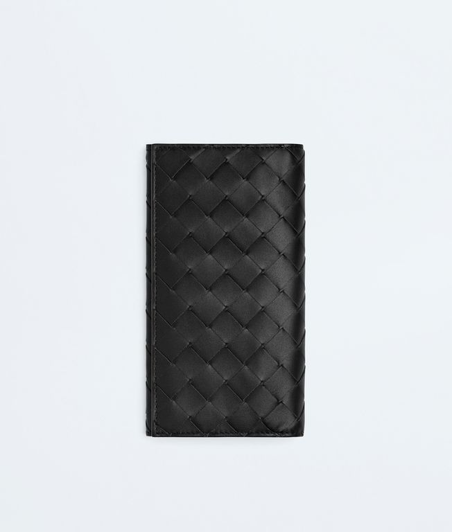Intrecciato Long Wallet - Black - Bottega Veneta Wallets