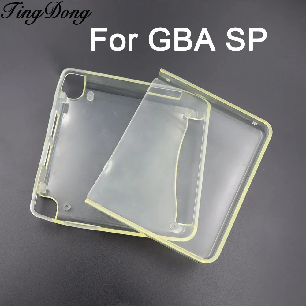 1PC TPU verschleißfeste transparente weiche Kristallschale für GBA SP Spielkonsole Anti-Fall-Schutzhülle aus Gummi Image