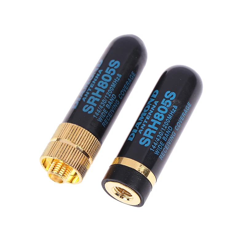 【SMA-M/SMA-F Dualband-Antenne UHF+VHF SRH805S Walkie-Talkie für YAESU】 Image
