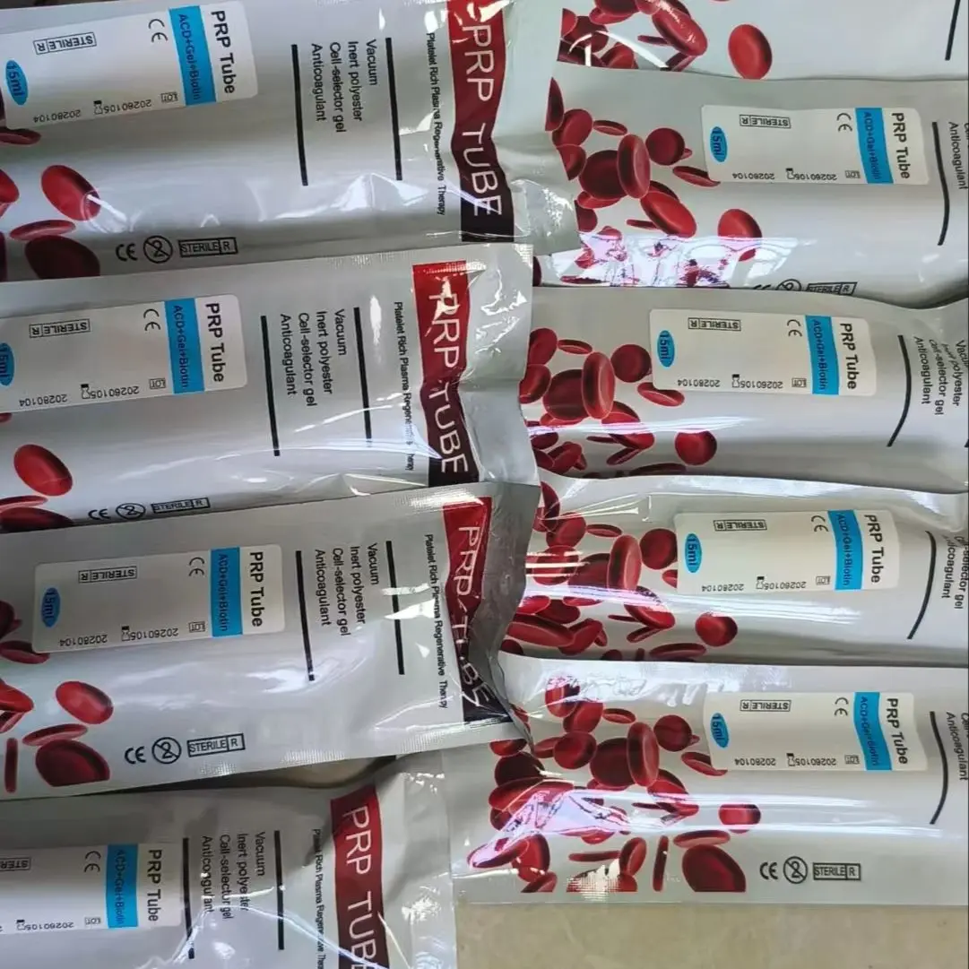 10ml 12ml 15ml PRP-Röhrchen mit ACD-Gel / PRF / Natriumheparin / GFC / Biotin für die Therapie mit plättchenreichem Plasma Image