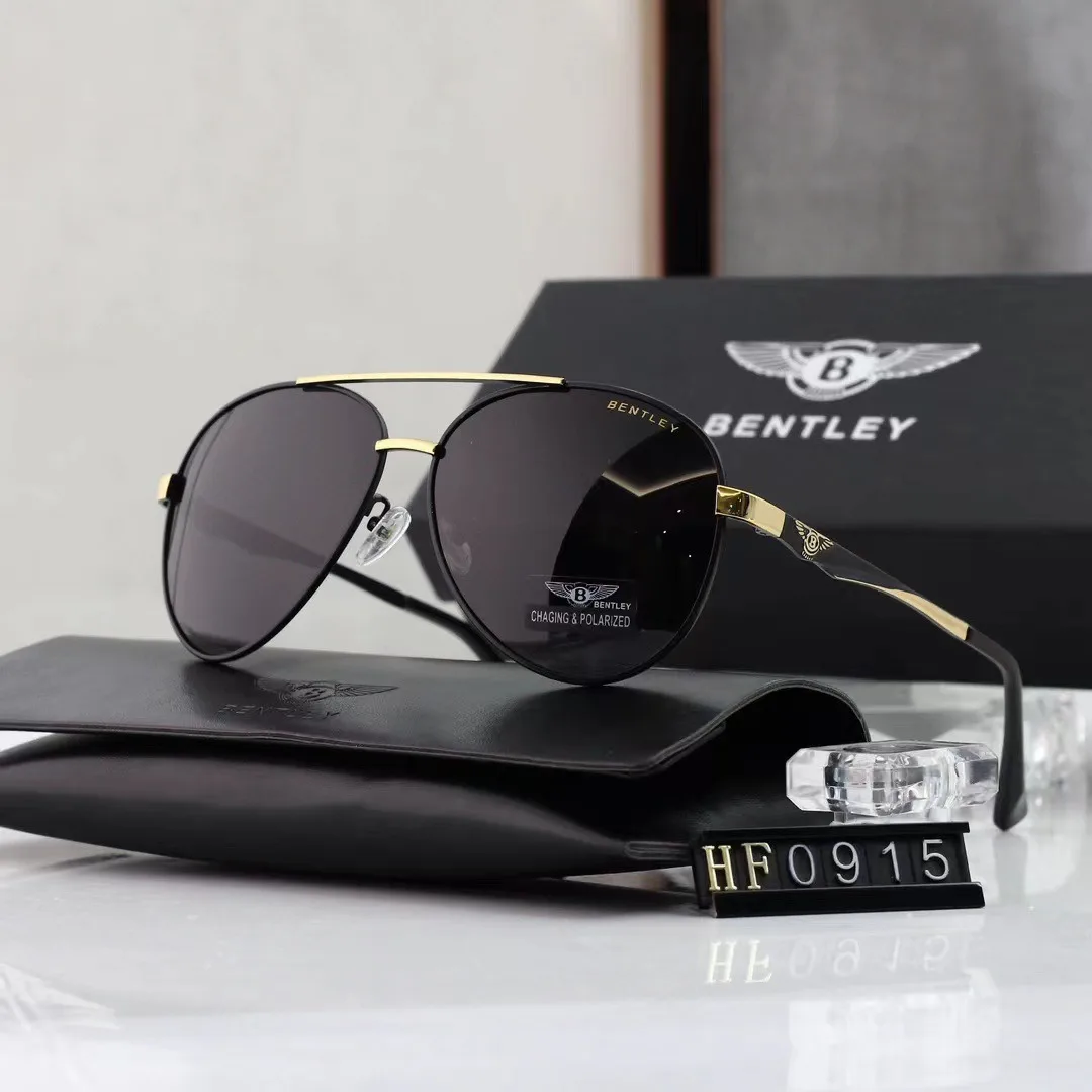 Für Bentley Continental GT MULLINER Bentayga Flying Hurtling Spurlogo Luxus-Sonnenbrille für Herren und Damen, Autofahren, Blendschutz-Brille Image