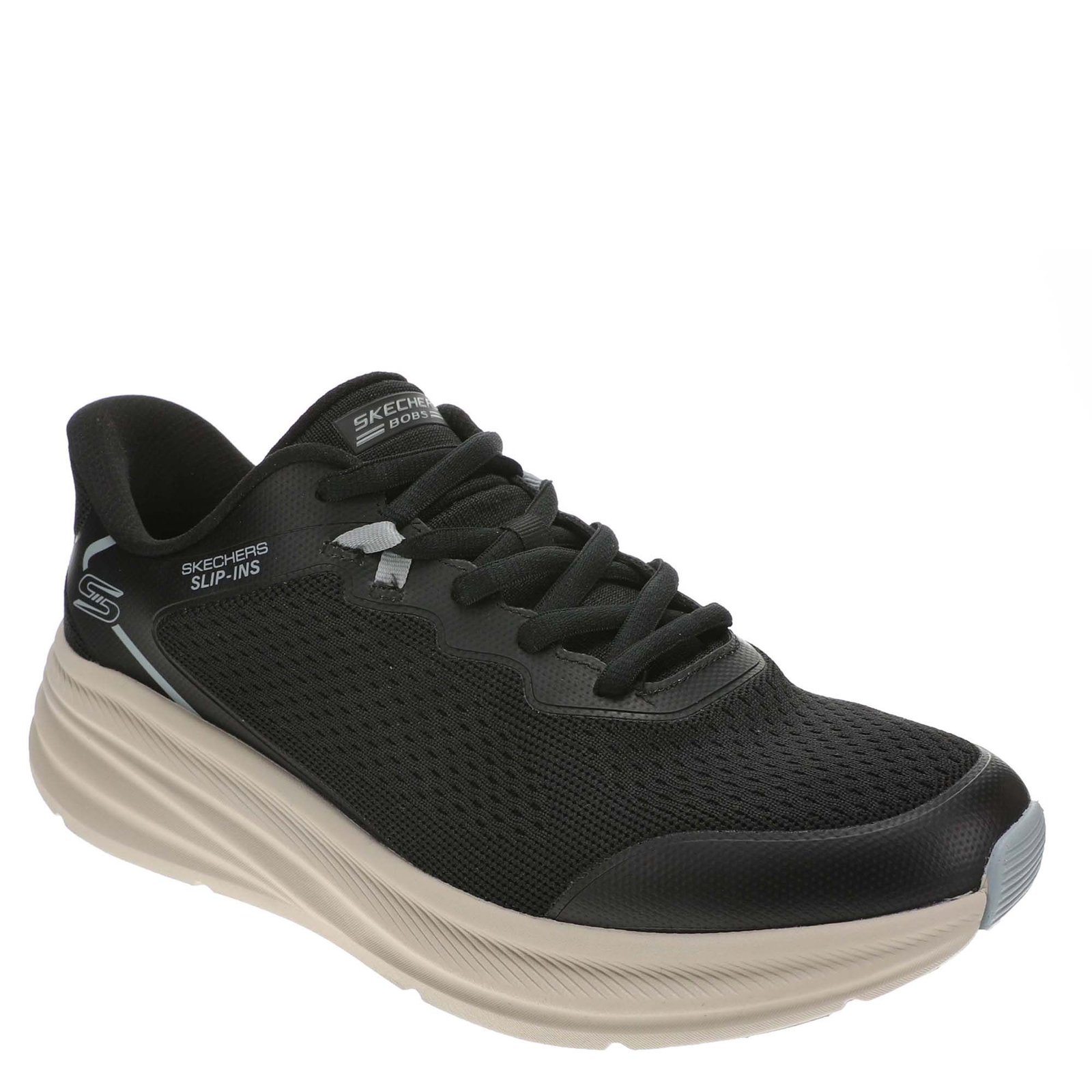 BOBS by Skechers Slip-ins: Skillz 118431 - Mens 7 Black Sneaker Medium