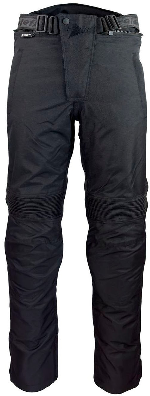 Motorradhose ROLEFF "RO 456" Gr. XL, schwarz (schwarz, ro 456k), Hosen, XL, N-Gr, Obermaterial: 100% Polyester. Innenfutter: 100% Polyester, Herausnehmbares Thermofutter Image