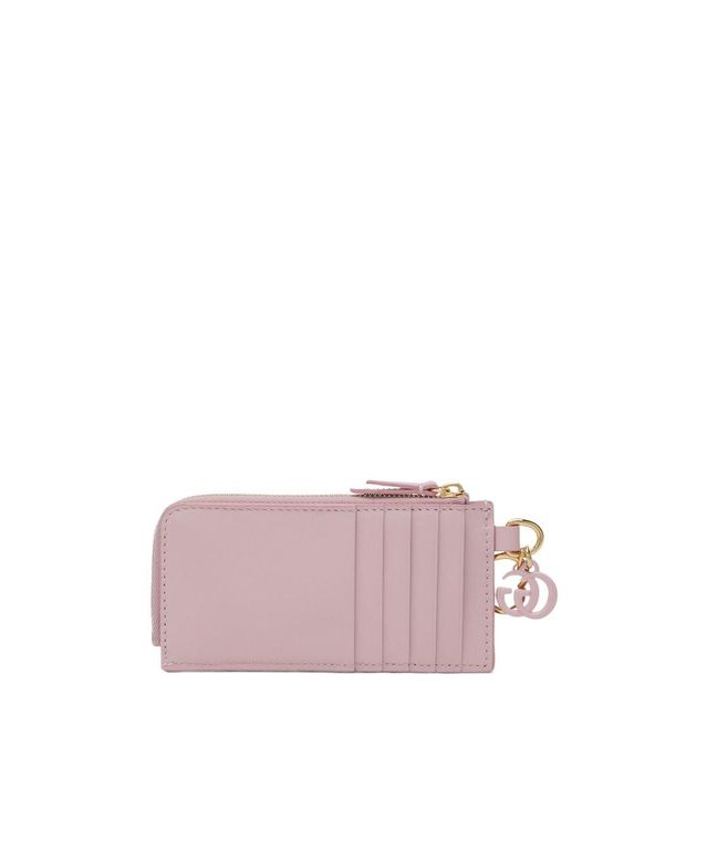 Double G Charm Card Case - Pink - Gucci Wallets