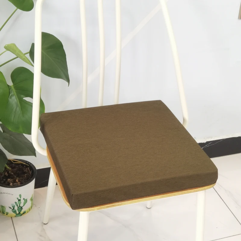 Wasserdichtes Sitzkissen einfarbig abnehmbare Tatami-Matte Home Office Garten dekoration Stuhl kissen 45x45 48x125