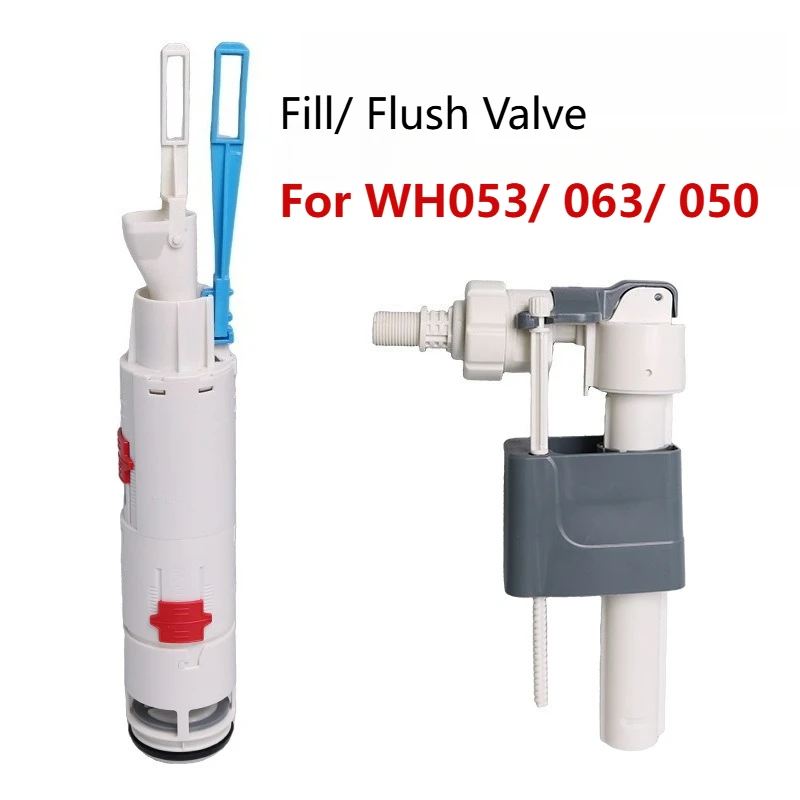 G3/8 Zoll verdecktes Wand-WC-Füllventil, Spülventile für WDI-Tanks WH053 WH063 WH050D, Spülkasten-Toilettenteile