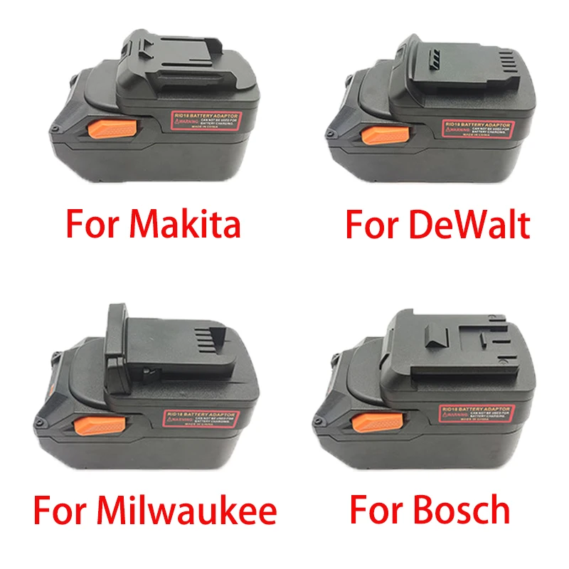 Für RIDGID AEG 18V Lithium-Batterien Batterie Adapter Konverter für Makita/DeWalt/Milwaukee/Bosch Lithium Batterie Power Tools Image