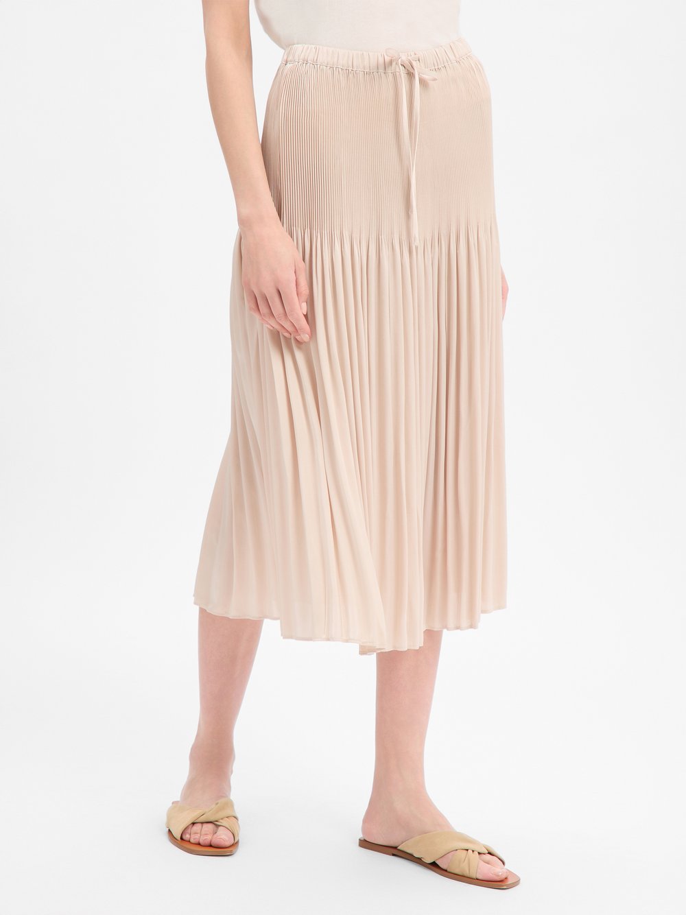Opus Plisseerock Damen beige, 40